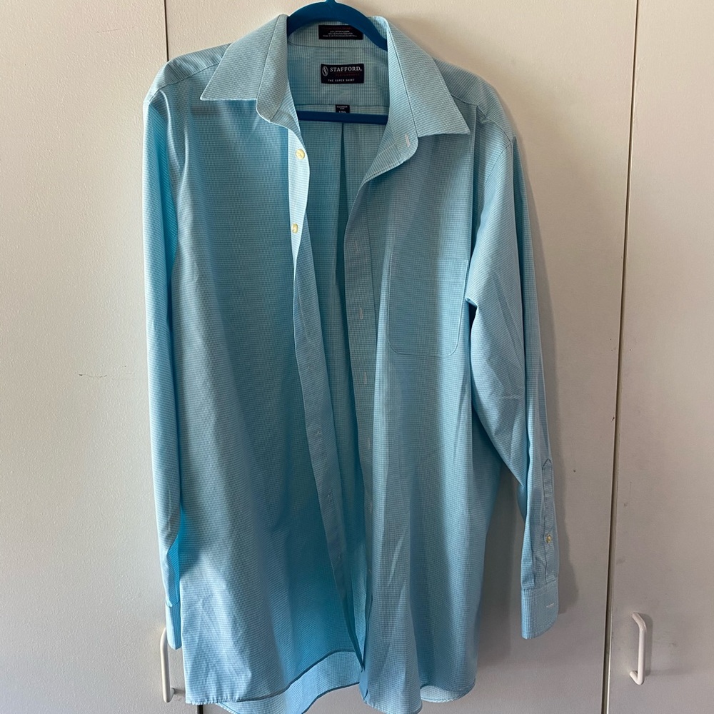 Men’s Stafford Button Up Long Sleeve Shirt